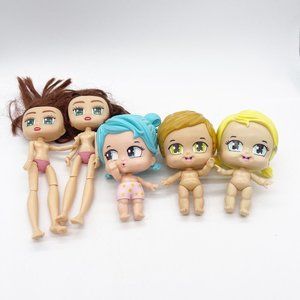 Boxy Girls Boxy Babies Doll Lot of 5 3 babies 2 Dolls Nude Play Condition